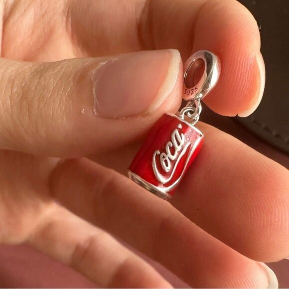 NWOT CocaCola Silver 925 Charm - Picture 7 of 9